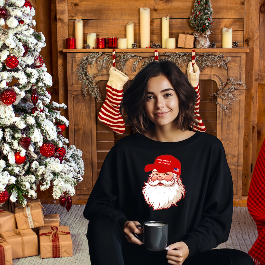 MAGA Conservative Santa Sweatshirt