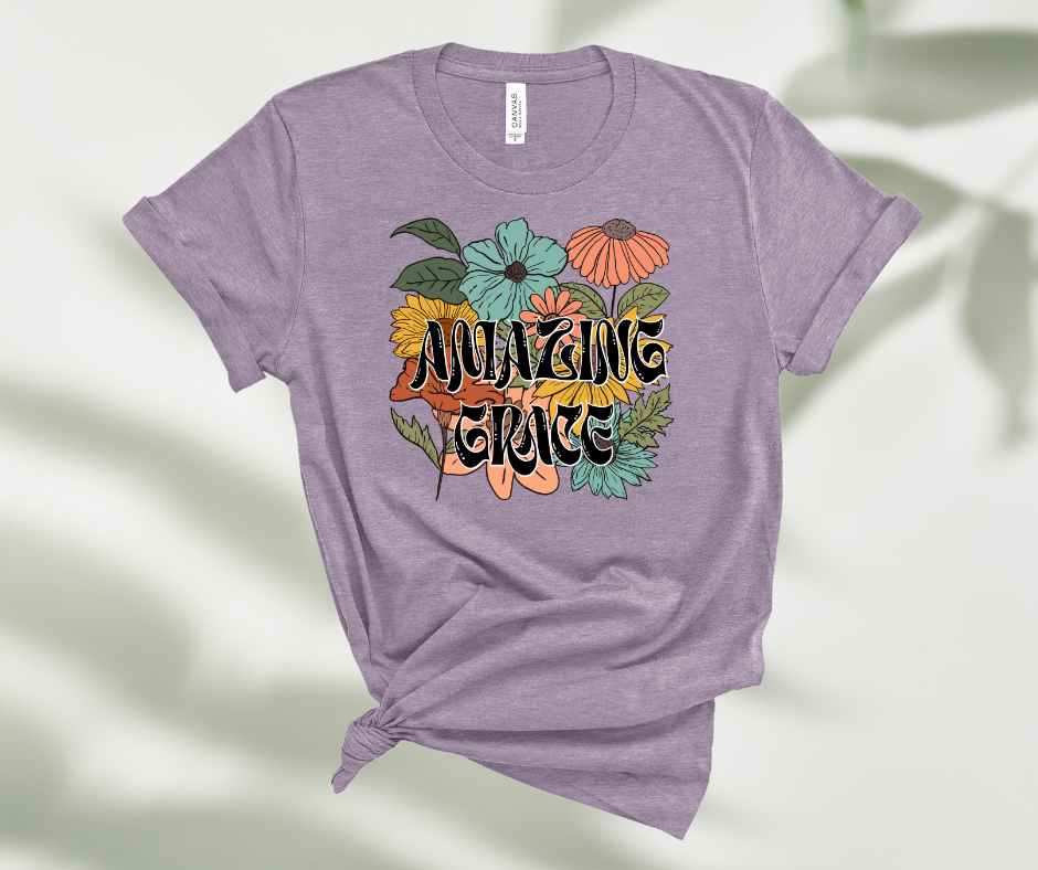 Amazing Grace Wildflowers Tee