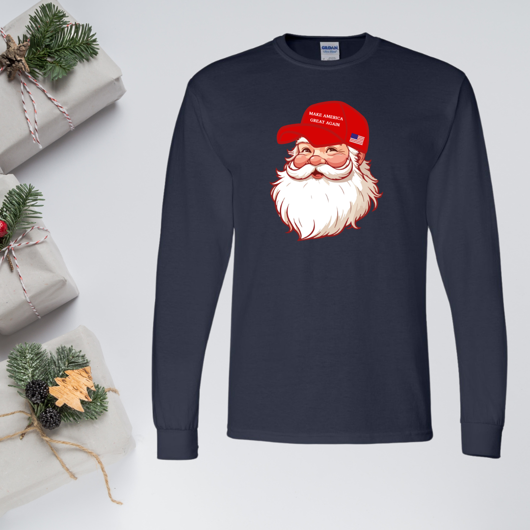 MAGA Conservative Santa Long Sleeve